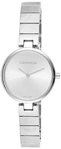 Calvin Klein Damen Analog Quarz Uhr mit Edelstahl Armband K8G23146 von Calvin Klein