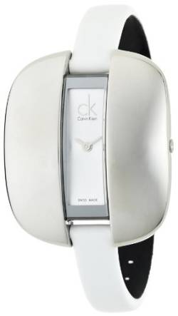 Calvin Klein Damen Analog Quarz Uhr mit Leder Armband K2E23126 von Calvin Klein