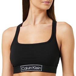 Calvin Klein Damen BH Bralette Stretch, Schwarz (Black), L von Calvin Klein