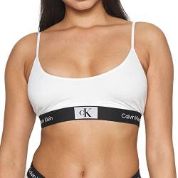 Calvin Klein Damen BH Bralette Weiche Cups , Weiß (White), M von Calvin Klein