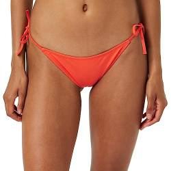 Calvin Klein Damen Bikinihose Seitliche Schnürung Sport, Orange (Bright Vermillion), L von Calvin Klein