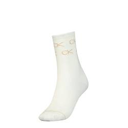 Calvin Klein Damen CLSSC Sock, Off White, ONE Size von Calvin Klein