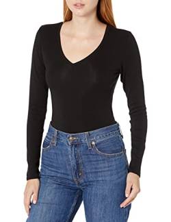 Calvin Klein Damen Ck Shirt Body, schwarz, Large von Calvin Klein