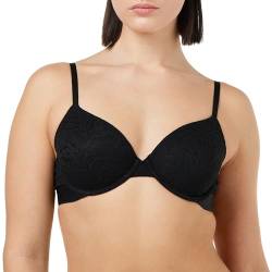 Calvin Klein Damen Demi-Plunge BH Lightly Lined mit Bügel, Schwarz (Black), 65E von Calvin Klein