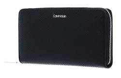 Calvin Klein Damen Elevated ZA Wallet LG SAFF K60K610266 Geldbörsen, Schwarz (Ck Black) von Calvin Klein