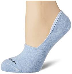 Calvin Klein Damen Footie Socken, Blau, 39/42 (2er Pack) von Calvin Klein