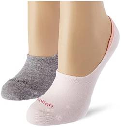 Calvin Klein Damen Footie Socken, Rosa, 35/38 (2er Pack) von Calvin Klein