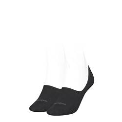 Calvin Klein Damen Footie Socken, Schwarz, 35/38 (2er Pack) von Calvin Klein