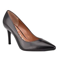 Calvin Klein Damen Gayle Pumps, Schwarzes Leder 001, 40 EU von Calvin Klein