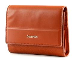 Calvin Klein Damen Geldbeutel Daily Dressed mit Münzfach, Braun (Cognac), Einheitsgröße von Calvin Klein