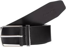Calvin Klein Damen Gürtel Thin Metal Hardware Belt 3.5 aus Leder, Schwarz (Ck Black), 110 cm von Calvin Klein