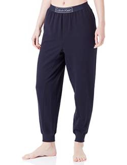 Calvin Klein Damen Jogginghose Sweatpants Lang, Blau (Night Sky), XL von Calvin Klein