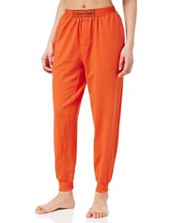 Calvin Klein Damen Jogginghose Sweatpants Lang, Rot (Fiesta), M von Calvin Klein