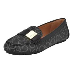 Calvin Klein Damen Lisa Loafer Flat, Black Multi 002, 37 EU von Calvin Klein