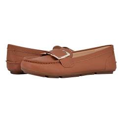 Calvin Klein Damen Lydia Flacher Slipper, Cognac, 38 EU von Calvin Klein