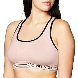Calvin Klein Damen Medium Impact Reversible Bra Top Sport-BH, Seashell von Calvin Klein