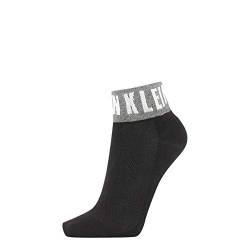 Calvin Klein Damen Modern Logo Women's Quarter Sock (1 pack), black, ONE SIZE von Calvin Klein