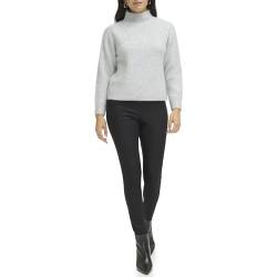 Calvin Klein Damen Pailletten Stehkragen Langarm Pullover, Heidekraut Taube, Klein von Calvin Klein