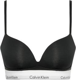 Calvin Klein Damen Push-Up BH Plunge mit Bügel, Schwarz (Black), 85B von Calvin Klein