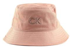 Calvin Klein Damen RE-Lock Bucket HAT K60K609654 Hüte, Rosa (Cafe Au Lait), OS von Calvin Klein