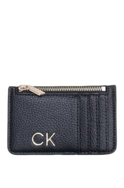 Calvin Klein Damen RE-Lock CARDHOLDER W/Zip PBl K60K610241 Geldbörsen, Schwarz (Ck Black) von Calvin Klein