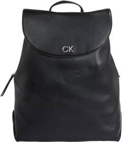 Calvin Klein Damen Rucksack Ck Daily Backpack Pebble Klein, Schwarz (Ck Black), Einheitsgröße von Calvin Klein