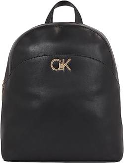 Calvin Klein Damen Rucksack Re-Lock Backpack Klein, Schwarz (Ck Black), Onesize von Calvin Klein