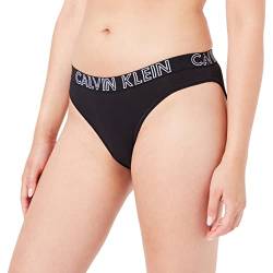 Calvin Klein Damen Slip Bikini Form Baumwolle mit Stretch, Schwarz (Black), L von Calvin Klein