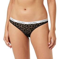 Calvin Klein Damen Slip Bikini Form mit Spitze , Schwarz (Black), XS von Calvin Klein