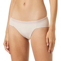 Calvin Klein Damen Slip Bikini Form mit Stretch, Beige (Beechwood), L von Calvin Klein