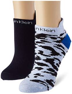 Calvin Klein Damen Sneaker Socken, Marineblau, Einheitsgröße (2er Pack) von Calvin Klein