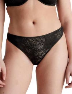 Calvin Klein Damen String Tanga, Schwarz (Black), L von Calvin Klein