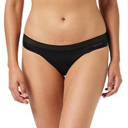 Calvin Klein Damen String Tanga, Schwarz (Black), S von Calvin Klein