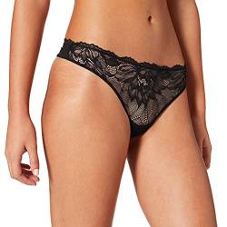 Calvin Klein Damen String Tanga, Schwarz (Black), S von Calvin Klein