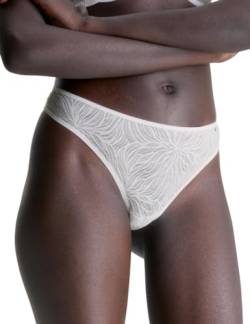 Calvin Klein Damen String Tanga, Weiß (White), L von Calvin Klein