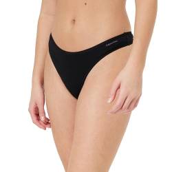 Calvin Klein Damen Strings Ideal Cotton Tangas, Schwarz (Black/Black/Black), M von Calvin Klein