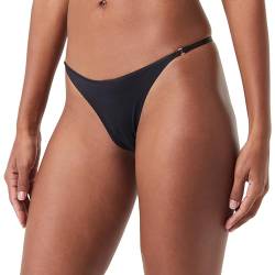 Calvin Klein Damen Thong 000QF7323E Koordinierter Tangaslip, Schwarz (Black), XS von Calvin Klein