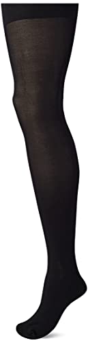 Calvin Klein Damen Tights Beinbekleidung, Semi Opaque, Schwarz, L von Calvin Klein