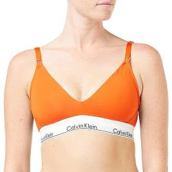 Calvin Klein Damen Triangel BH Lght Lined Still-BH, Orange (Spicy Orange), S von Calvin Klein