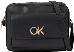 Calvin Klein Damen Umhängetasche Re-Lock Camera Bag Klein, Schwarz (Ck Black), Onesize von Calvin Klein