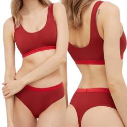 Calvin Klein Damen Underwear Gift Set 000QF7493E Geschenkpackungen, Rot (Rouge), M von Calvin Klein