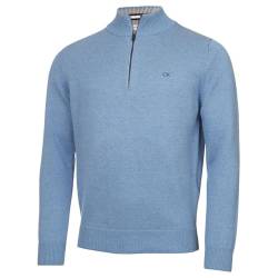 Calvin Klein Golf Herren Baumwollpullover - Sky Marl Sport - XXL von Calvin Klein