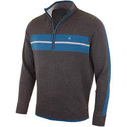 Calvin Klein Golf Herren CK Vertex Neck Sweater Pullover - schwarz (blk) - M von Calvin Klein