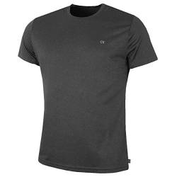 Calvin Klein Golf Herren Harlem T-Shirt - Grau Marl - XL von Calvin Klein