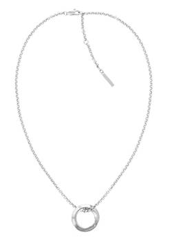 Calvin Klein Halskette für Damen Kollektion TWISTED RING aus Edelstahl - 35000306 von Calvin Klein