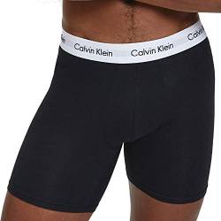 Calvin Klein Herren 3er Pack Boxer Briefs Baumwolle mit Stretch, Mehrfarbig (Black/White/Grey Heather), L von Calvin Klein