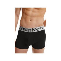 Calvin Klein Herren 3er Pack Boxershorts Trunks Baumwolle mit Stretch, Mehrfarbig (Black/White/Grey Heather), L von Calvin Klein