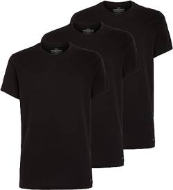 Calvin Klein Herren 3er Pack T-Shirts Kurzarm Rundhalsausschnitt, Schwarz (Black), S von Calvin Klein