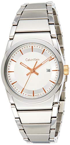 Calvin Klein Herren Analog Quarz Uhr mit Edelstahl Armband K6K33B46 von Calvin Klein