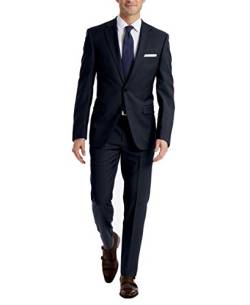 Calvin Klein Herren Anzughose Business-Anzug Hosen-Set, Marineblau, 38W / 32L von Calvin Klein